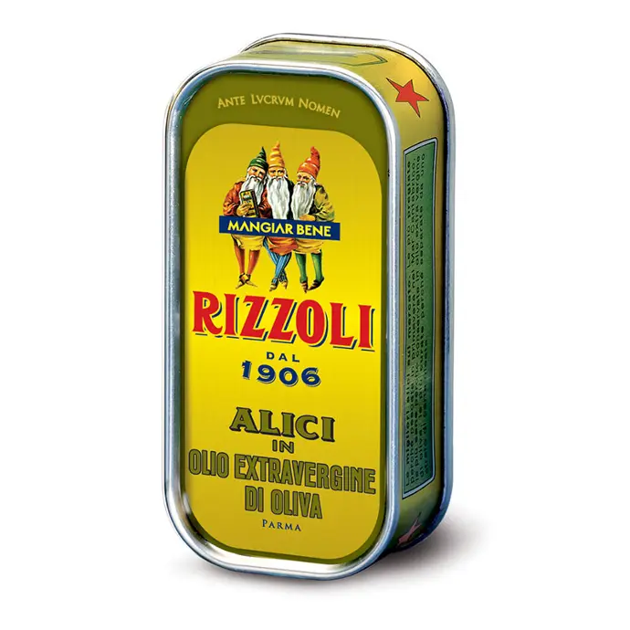 rizzoli 31 anchovy fillets in EVO TIN 10 x 90g [B]