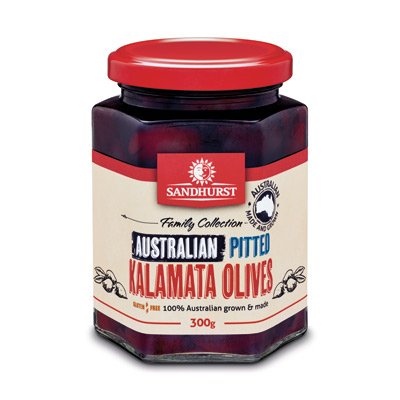 shurst olives kalamata pitted 300g [B]