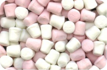 MINI MIXED MARSHMALLOWS 375GM