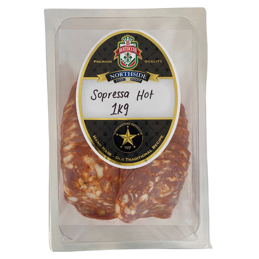 [BERTN9025] BERTOCCHI SOPPRESSA SALAMI HOT SLICED 1KG