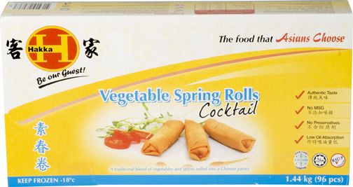 [HAKKA/SPRLCT/VEG] COCKTAIL SPRINGROLLS 15GM X 96