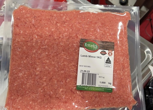 [LAMBMINCE] Frozen 100% Lamb Mince 10 x 1kg