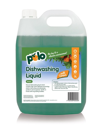 [POLO_ORANGEDISH]  DISHWASHING LIQUID 5LT