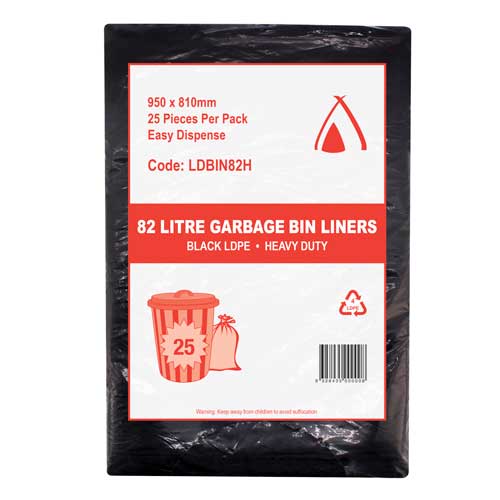 [GARBAGE] Heavy Duty Garbage Bags 82L x 25