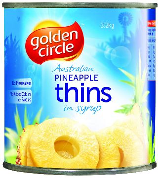 [PINERINGS850G] PINEAPPLE SLICES IN SYRUP 850GM