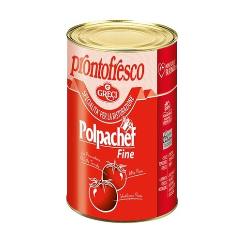 [GREPROPOL4.25] POLPACHEF FINE CRUSHED TOMATO 4250ML X 3 [B]