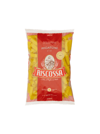 [RISCOSSA/918M] 918M - RIGATONI PASTA 24 X 500GM