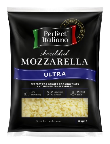 [PERFECTULTRA12KG] ULTRA MOZZARELLA SHRED 6KG X 2