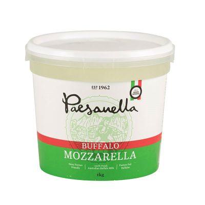 [PAEBUFMOZ1] paesanella buffalo mozzarella 1kg (4) [U]